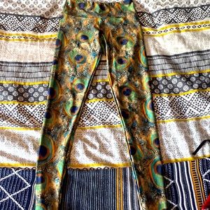 Peacock leggings